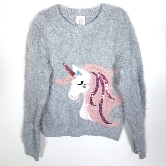 Fuzzy Unicorn Sweater 